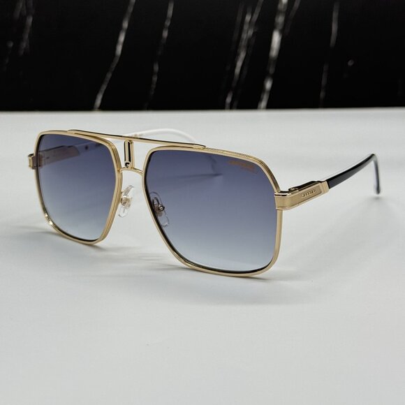 NEW CARRERA 1055/S J5G08 PILOTE GOLD/BLUE UNISEX SUNGLASSES CARRERA - Picture 3 of 9
